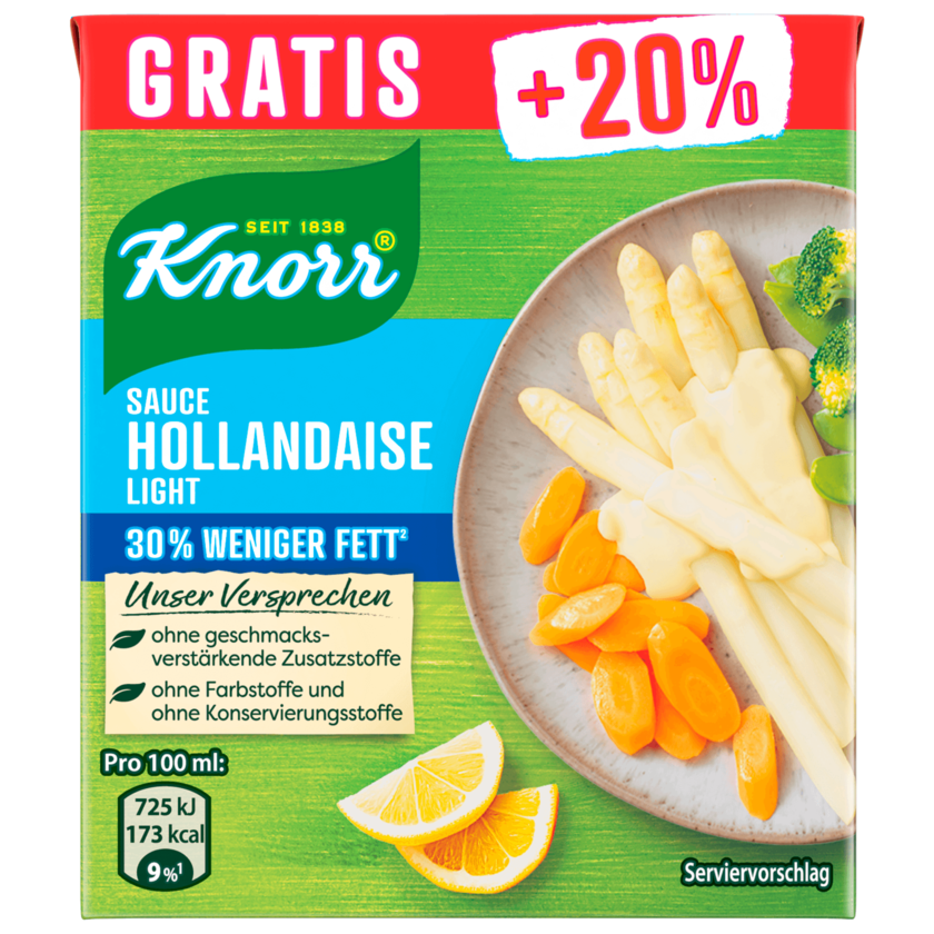 Knorr Sauce Hollandaise light +20% 300ml